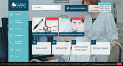 Desktop Screenshot of kaunoligonine.lt